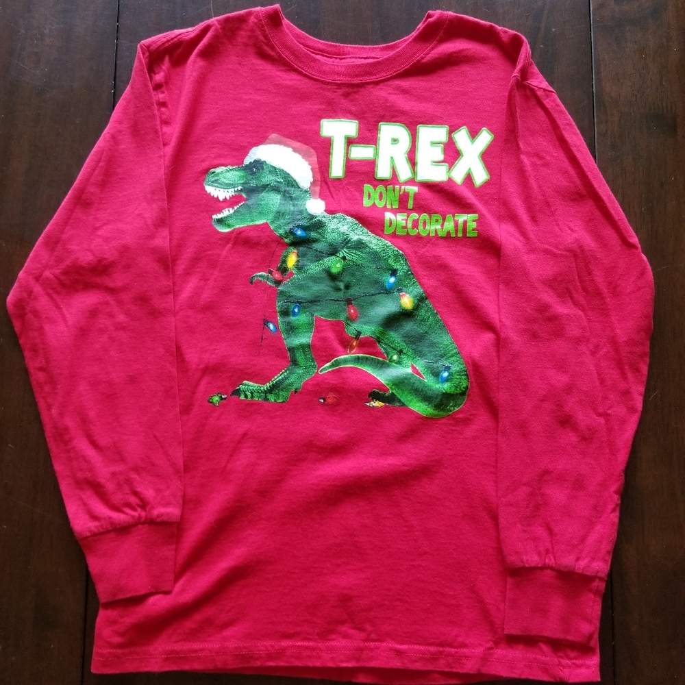 Holiday Time Christmas shirt size L 10-12